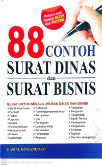 88 contoh surat dinas dan surat bisnis