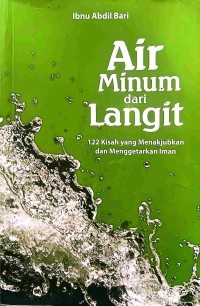 Air Minum Dari Langit