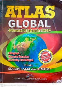 Atlas global 34 provinsi di indonesia