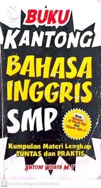 Image of Buku kantong bahasa inggris SMP