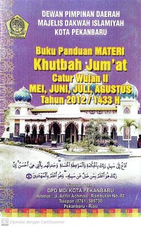 Catur II buku panduan materi khutbah jumat catur