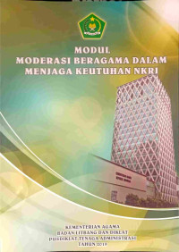 Image of MODUL MODERASI BERAGAMA DALAM MENJAGA KEUTUHAN