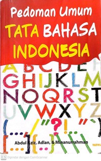 Image of Pedoman umum tata Bahasa indonesia