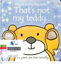 That's not my teddy...