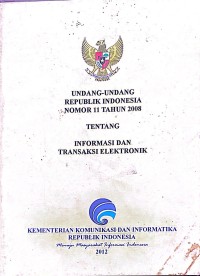 UNDANG UNNDANG REPUBLIK INDONESIA