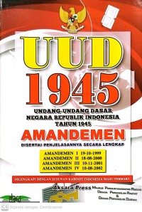 Image of Uud 1945 amandemen